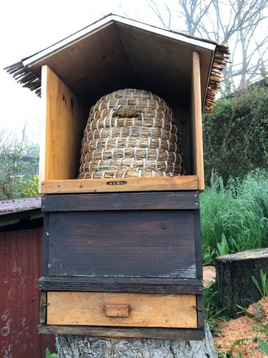 Bienenkorb auf Zarge
